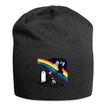 Daughter Dad Mourning Angel - Jersey Beanie - black - Front