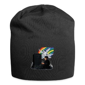 Daughter Dad Mourning Angel - Jersey Beanie - black - Front