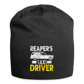 Reapers Taxi Driver Funny Funeral Director Morgue - Jersey Beanie - black - Front