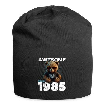 40e anniversaire Original 1985 Millésime 1985 Ours mignon - Bonnet en jersey - noir - Devant