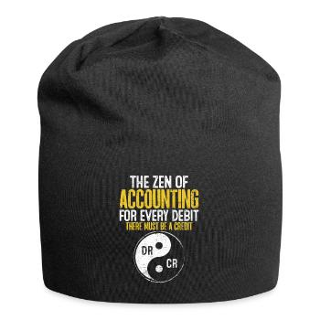 Das Zen der Buchhaltung Lustig CPA Finanzen - Jersey-Beanie - Schwarz - Vorne