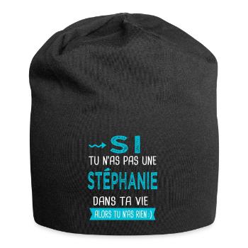 Stéphanie Si tu n as pas une stéphanie - Bonnet en jersey - noir - Devant