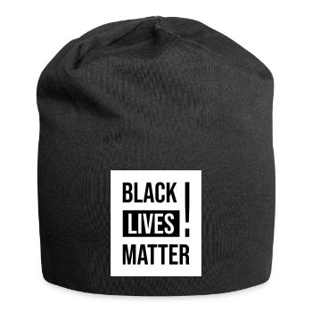 Black Lives Matter Shirt Gift - Jersey-Beanie - Schwarz - Vorne