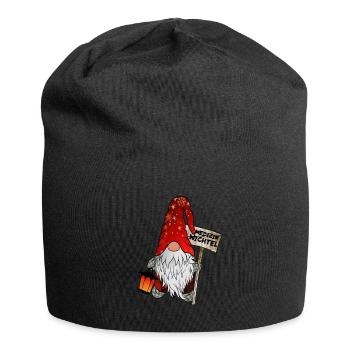 Gnome de médecine - Bonnet en jersey - noir - Devant