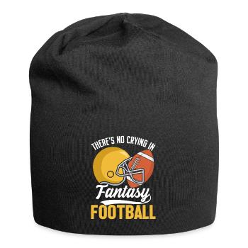 There's No Crying In Fantasy Football Commish - Jersey Beanie - black - Front