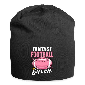 Fantasy Football Queen FFL Girls Commish Draft - Jersey Beanie - black - Front