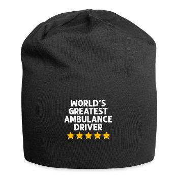 Funny Ambulance Driver EMS Paramedic Emergency - Jersey Beanie - black - Front