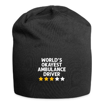 Funny Ambulance Driver EMS Medical Driver - Jersey Beanie - black - Front