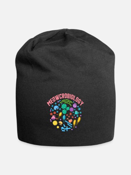 Miaoucrobiologie - Bonnet en jersey - noir
