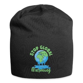 Stop Global Warming - Jersey Beanie - black - Front