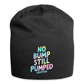Keine Beule Immer noch Welpe Lustige Adoption Tie Dye - Jersey-Beanie - Schwarz - Vorne