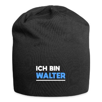 Walter Name Spruch für stolze Walter - Jersey-Beanie - Schwarz - Vorne