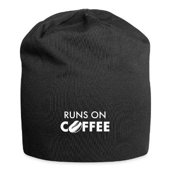 coffee - Jersey Beanie - black - Front