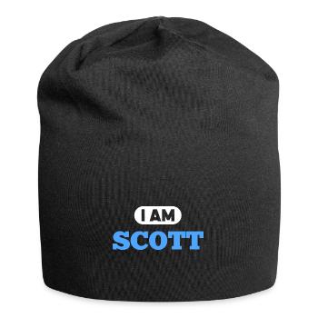 Scott Name Spruch für stolze Schotten - Jersey-Beanie - Schwarz - Vorne