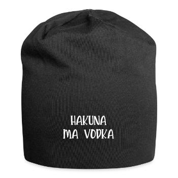 hakuna ma vodka - Bonnet en jersey - noir - Devant