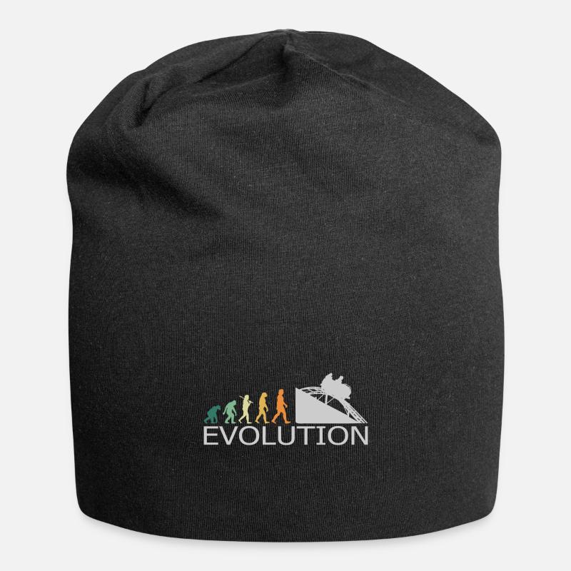 Achterbahn - Evolution Retro Vintage - Jersey-Beanie - Schwarz