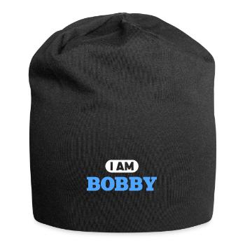 Bobby Name Saying für stolze Bobbys - Jersey-Beanie - Schwarz - Vorne