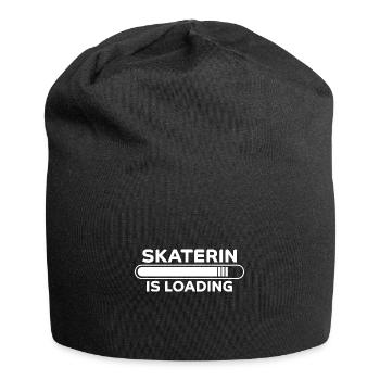 Skaterin Spruch Skating Lustiges Skaterin Geschenk - Jersey-Beanie - Schwarz - Vorne