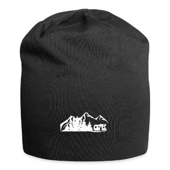 Mountain - Trees - Camping Van - - Jersey Beanie - black - Front