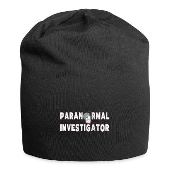 Paranormaler Ermittler Auf Geisterjagd - Jersey-Beanie - Schwarz - Vorne