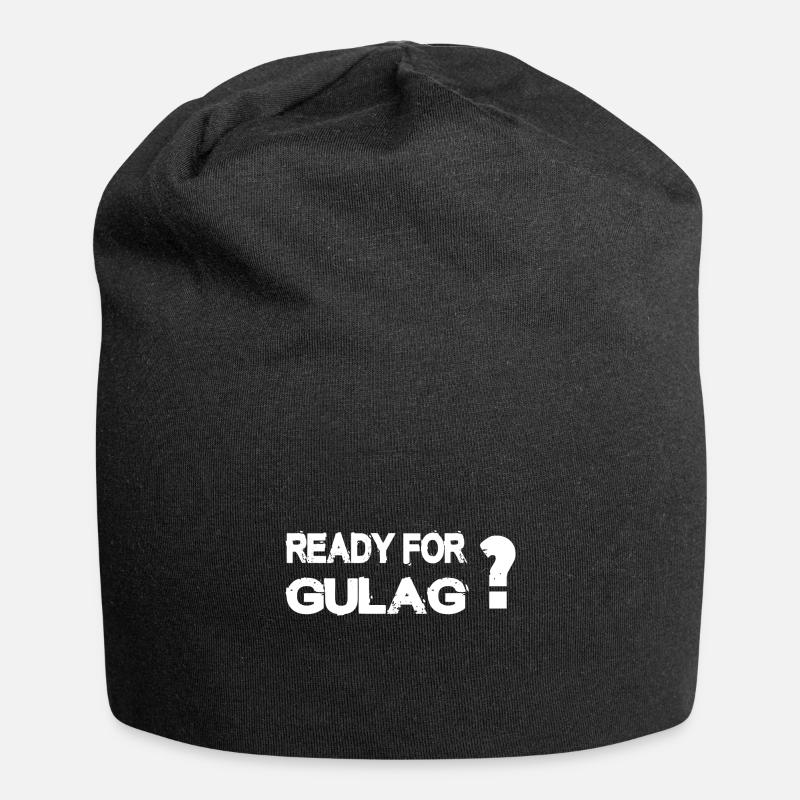 Gulag Gamer Zocker Gaming Warzone Geschenkidee - Jersey-Beanie - Schwarz