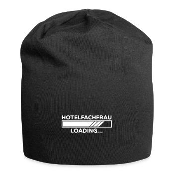 Hotelfachfrau Spruch Lustig Hotelfachfrau Geschenk - Jersey-Beanie - Schwarz - Vorne