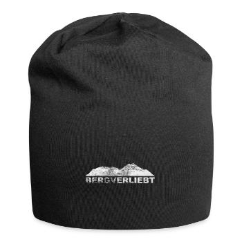 Bergverliebt - (7) - Jersey-Beanie - Schwarz - Vorne