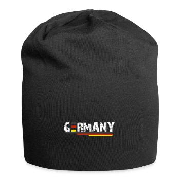 Germany Flagge - Jersey-Beanie - Schwarz - Vorne