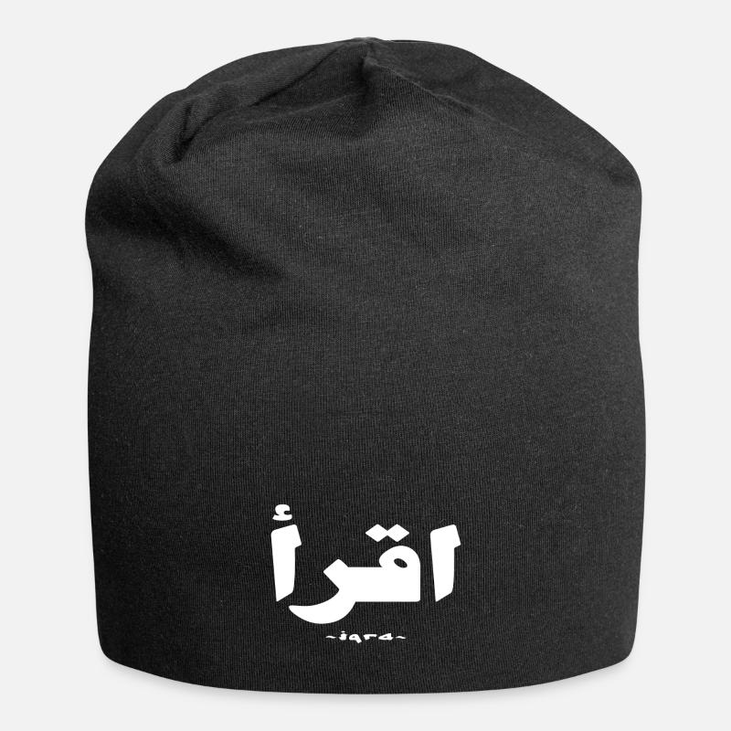 Iqra - Read 01 - Jersey Beanie - black