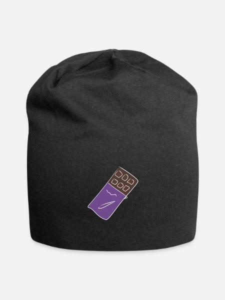 schokolade schoko - Jersey-Beanie - Schwarz
