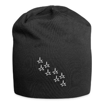 Star Shape Star Shape Symbol - Jersey Beanie - black - Front