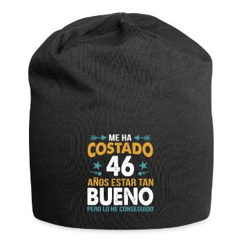 ME HA COSTADO 46 ANOS ESTAR TAN BUENO - Jersey Beanie - black - Front