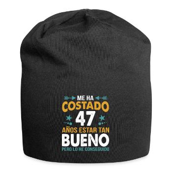 ME HA COSTADO 47 ANOS ESTAR TAN BUENO - Jersey Beanie - black - Front