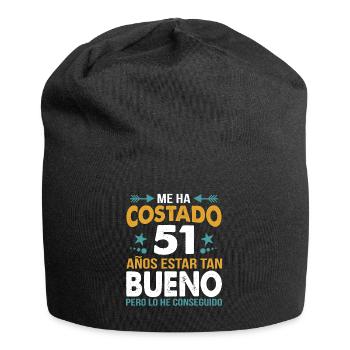 ME HA COSTADO 51 AÑOS ESTAR TAN BUENO - Jersey Beanie - black - Front