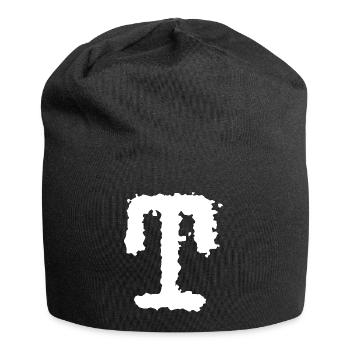 T - Jersey-Beanie - Schwarz - Vorne