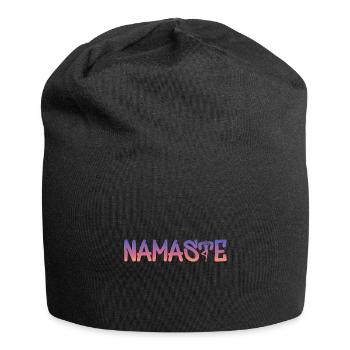 Namaste - Jersey-Beanie - Schwarz - Vorne