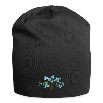 Forget Me Not - Jersey Beanie - black - Front