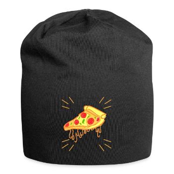 Pizza - Jersey-Beanie - Schwarz - Vorne