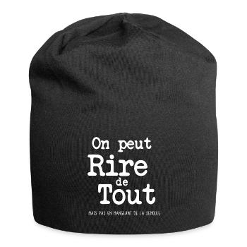 Citation drôle cadeau drôle citation humour - Bonnet en jersey - noir - Devant
