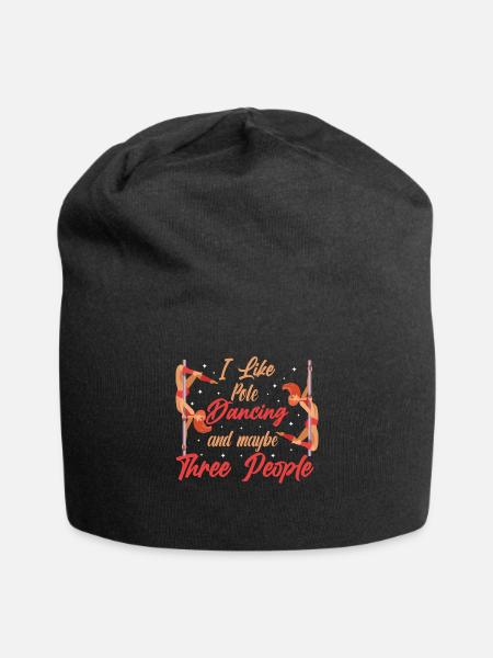 Pole Dance Tanzen Pole Dance Tänzerin - Jersey-Beanie - Schwarz
