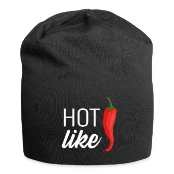 Hot like Chili sexy Girl Boy scharf geil - Jersey-Beanie - Schwarz - Vorne
