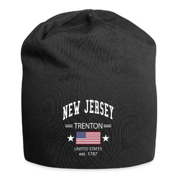 New Jersey - Jersey-Beanie - Schwarz - Vorne