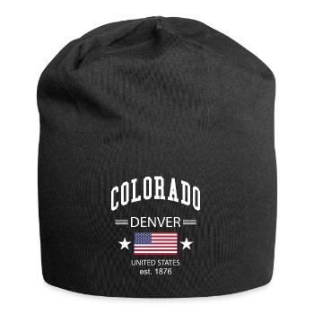 Colorado - Jersey-Beanie - Schwarz - Vorne