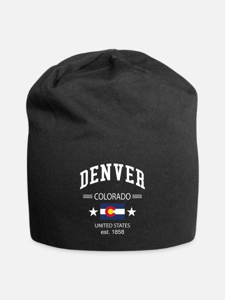 Denver - Bonnet en jersey - noir