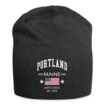 Portland - Jersey-Beanie - Anthrazit - Vorne