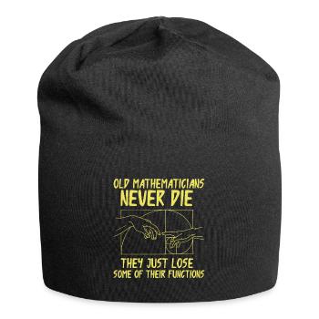 Fibonacci Geometry Math Golden Ratio - Jersey Beanie - black - Front