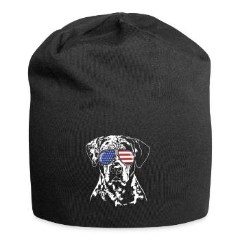 CATAHOULA LEOPARD DOG America Flag Lunettes de soleil - Bonnet en jersey - noir - Devant