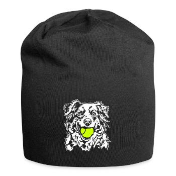 Australian Shepherd Ball Ball Junkie Dogs Wilsigns - Jersey Beanie - black - Front