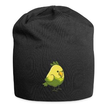 Vogel Vögel Papagei Geschenk kawaii Sittich Tier - Jersey-Beanie - Schwarz - Vorne