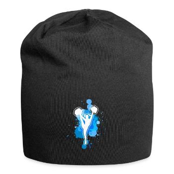 Cheerleader Cheerleading Gift Pompoms Gymnastics - Jersey Beanie - black - Front